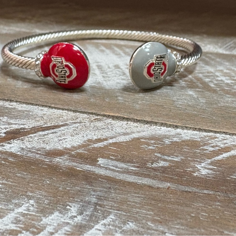 Ohio State Cuff Bracelet